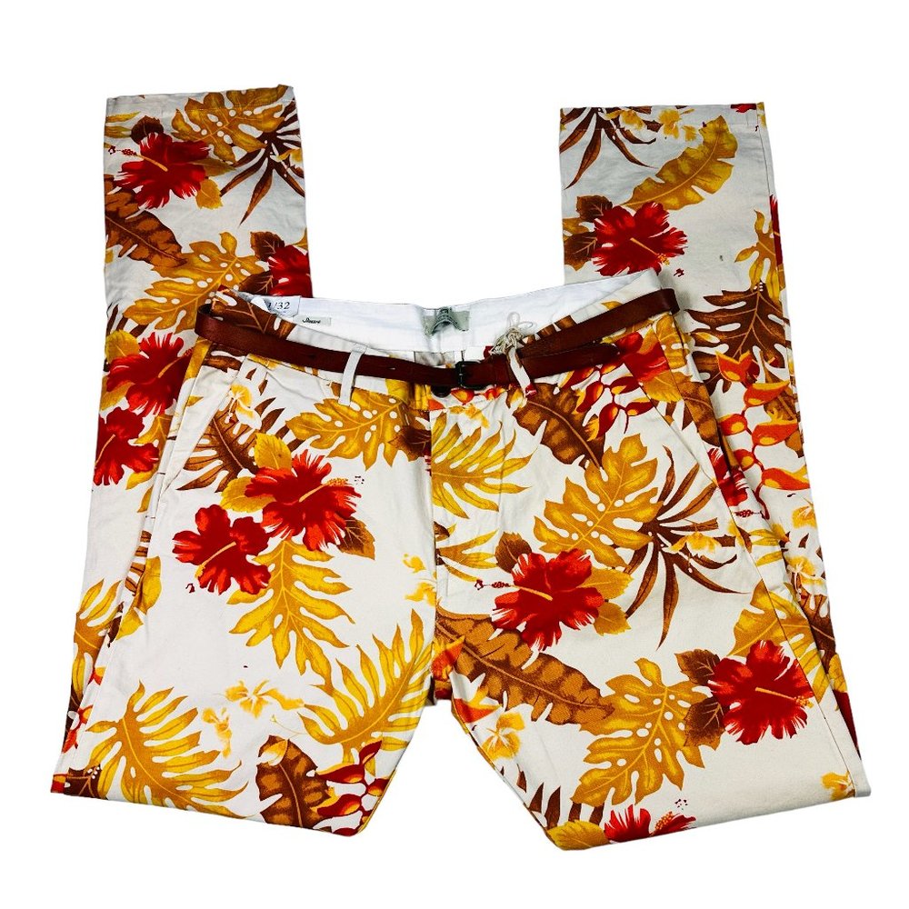 Rare Scotch & Soda Amsterdam Couture Slim Fit Chinos w/Belt - 31 x 32.5" - NWT